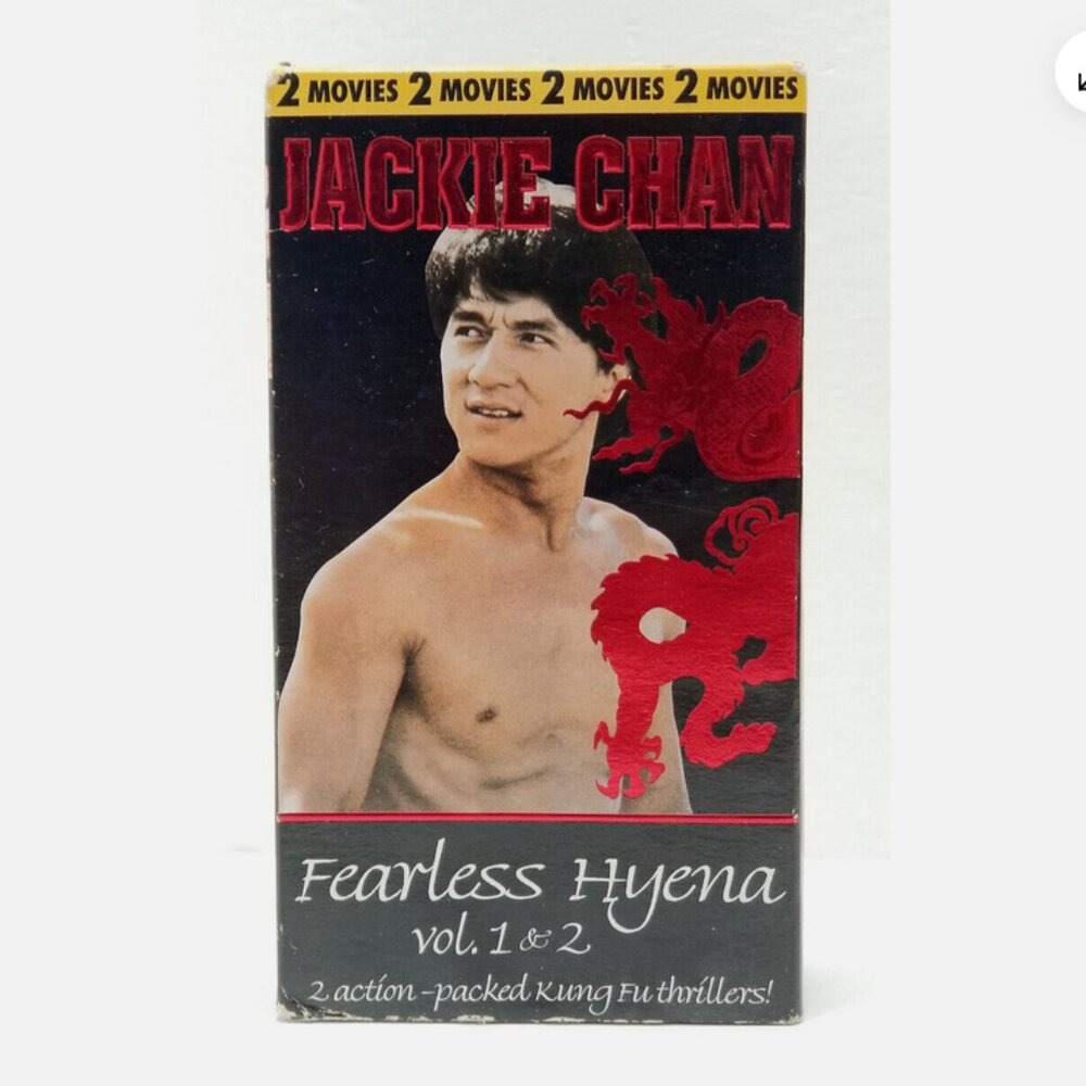 Fearless Hyena Vol 1 & 2 (VHS, 1995) 6300E1M